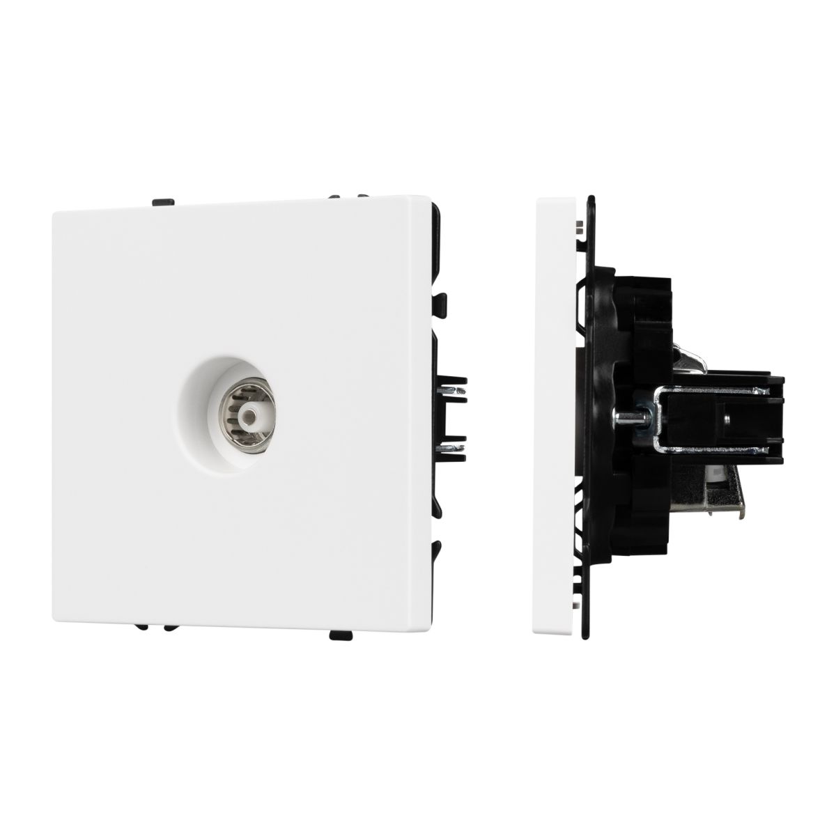 Розетка ТВ софт-тач белый кварц Arlight SCT-MTV1-SFPL-WH (TV) 054292(1) 054292(1) - магазин электротехники Electroshop