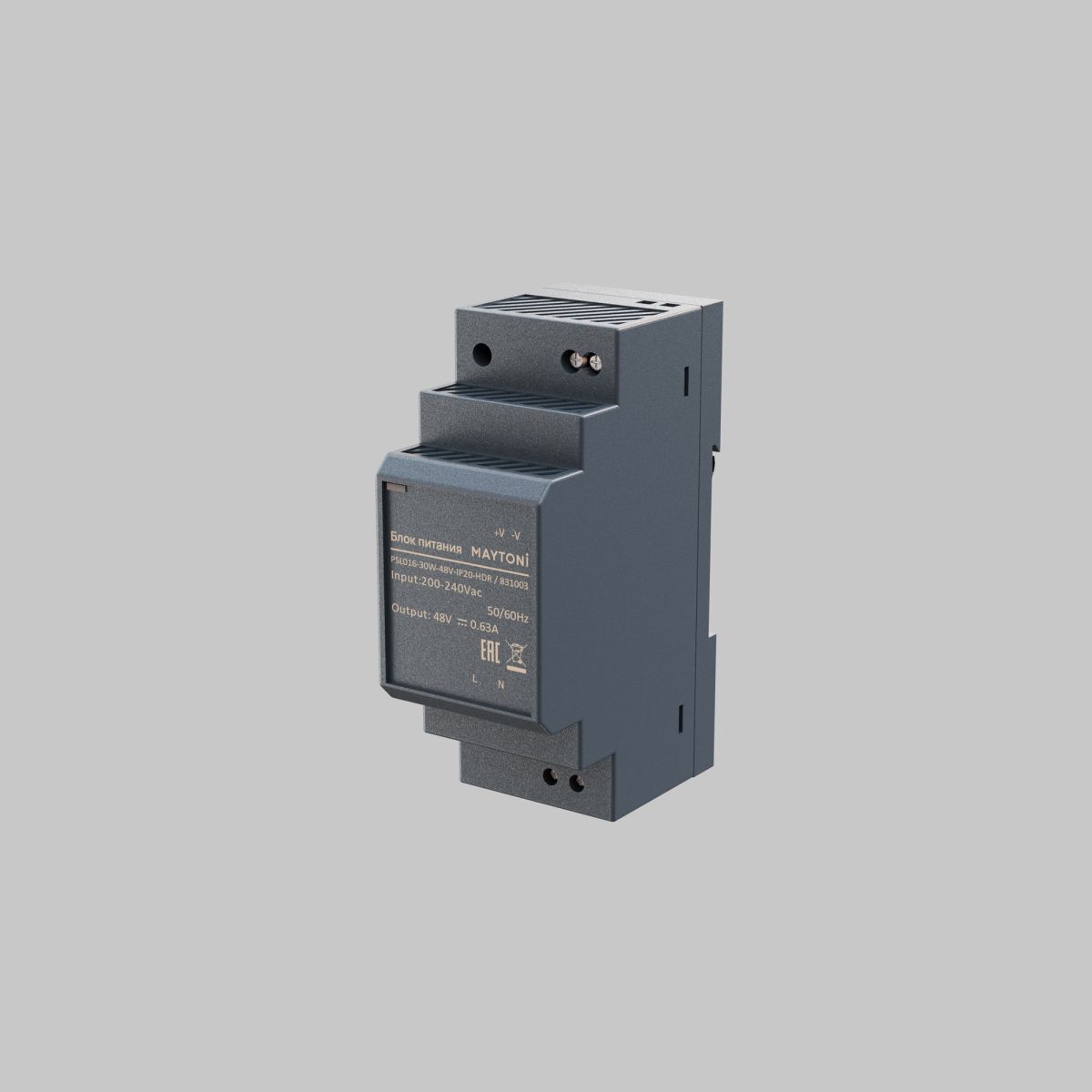 Блок питания Maytoni PSL016 30Вт 48В IP20 831003 831003 - магазин электротехники Electroshop