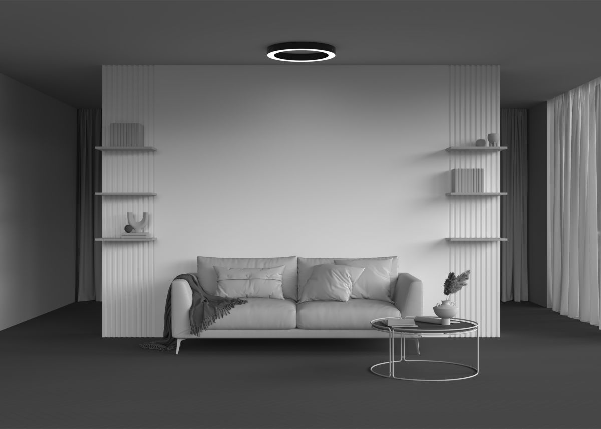 Потолочный светильник Maytoni Technical Lua C093CL-45W3K-B C093CL-45W3K-B - магазин электротехники Electroshop