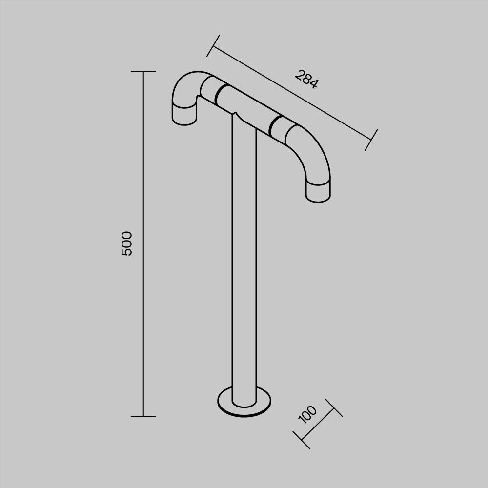 Ландшафтный светильник Maytoni Sleek O477FL-L4GF3K O477FL-L4GF3K - магазин электротехники Electroshop