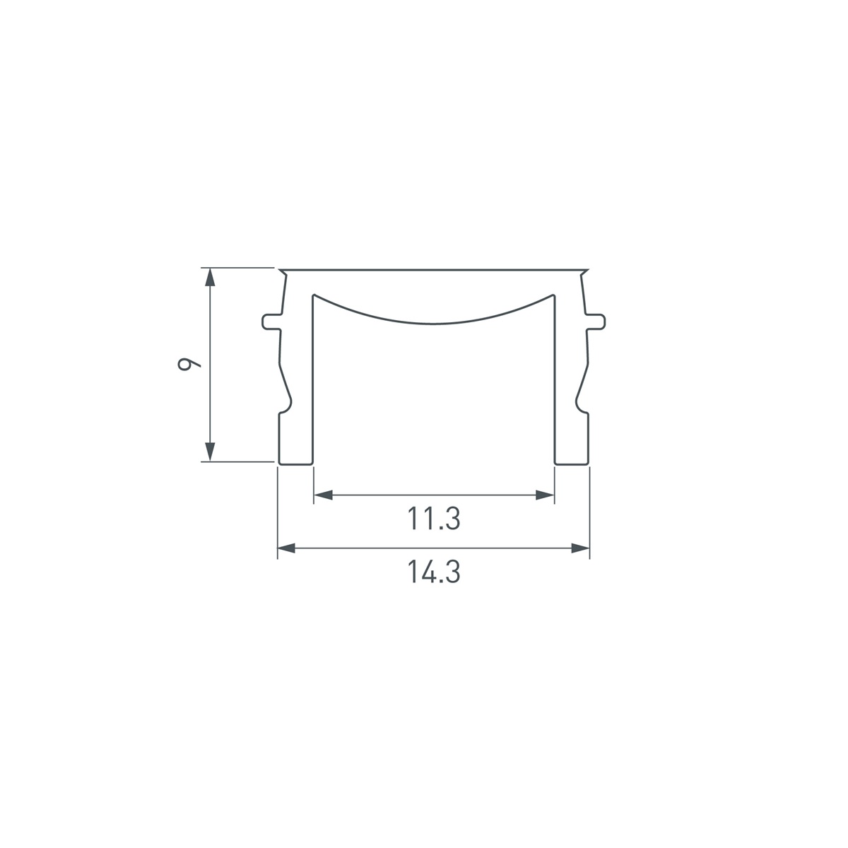 Экран матовый Arlight HR-M-IP65-2000 065928 065928 - магазин электротехники Electroshop