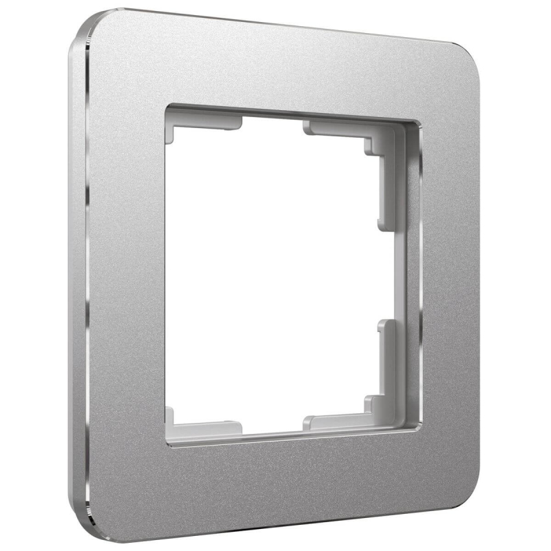 Рамка на 1 пост Werkel Platinum алюминий 4690389184413 W0012606 4690389184413 - магазин электротехники Electroshop