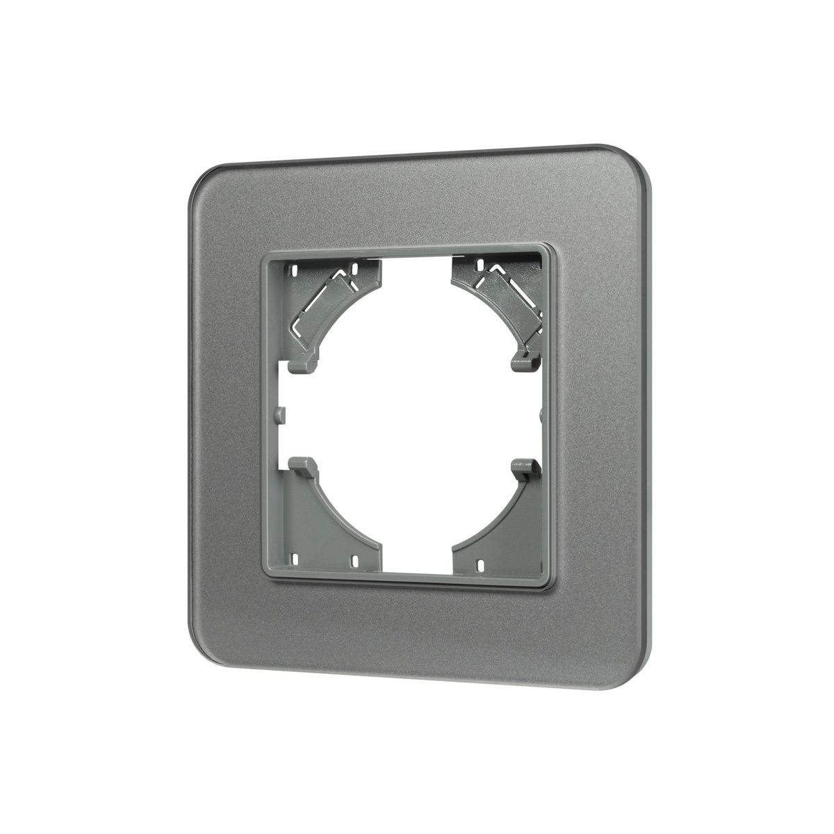 Рамка стеклянная на 1 пост Arlight FRM-OMALI-GS-1-GR 049665 049665 - магазин электротехники Electroshop