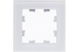 Рамка AtlasDesign Nature 1 пост матовое оргстекло белый Systeme Electric ATN330101 ATN330101 - магазин электротехники Electroshop