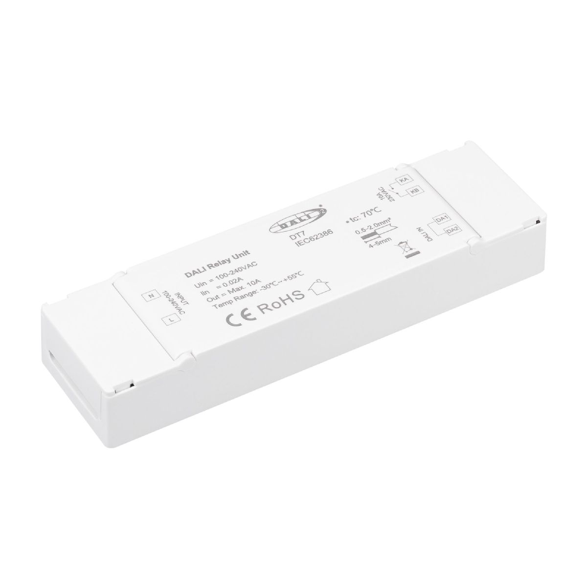 Релейный модуль Arlight SMART-SWITCH-701-72-D2-SUF (230V, 10A, DALI) 046512 046512 - магазин электротехники Electroshop