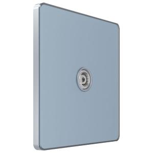 Розетка телевизионная Infinity TV/FM 5-1000MГц стальное небо Systeme Electric FSE001191 FSE001191 - магазин электротехники Electroshop
