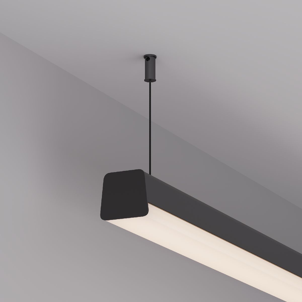 Подвес Arlight LINE-D 2х2m Set BLACK 053523 053523 - магазин электротехники Electroshop
