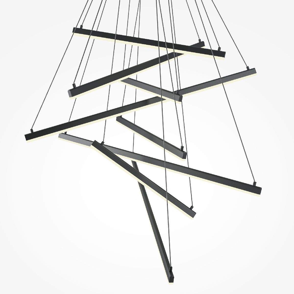 Каскадная люстра Maytoni Line MOD016PL-L96BK MOD016PL-L96BK - магазин электротехники Electroshop