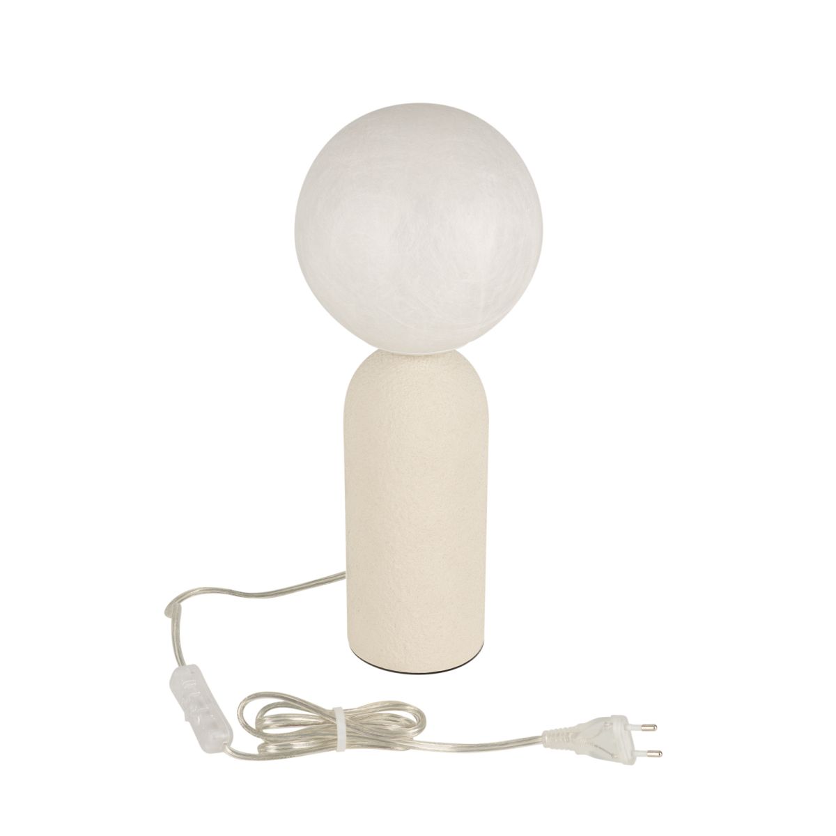 Настольная лампа Arlight SP-SILKA-TAB-R150-6W Warm2700 (WH, 330 deg, 230V, TOUCH-DIM) (IP20, Натуральный шелк) 056890 056890 - магазин электротехники Electroshop