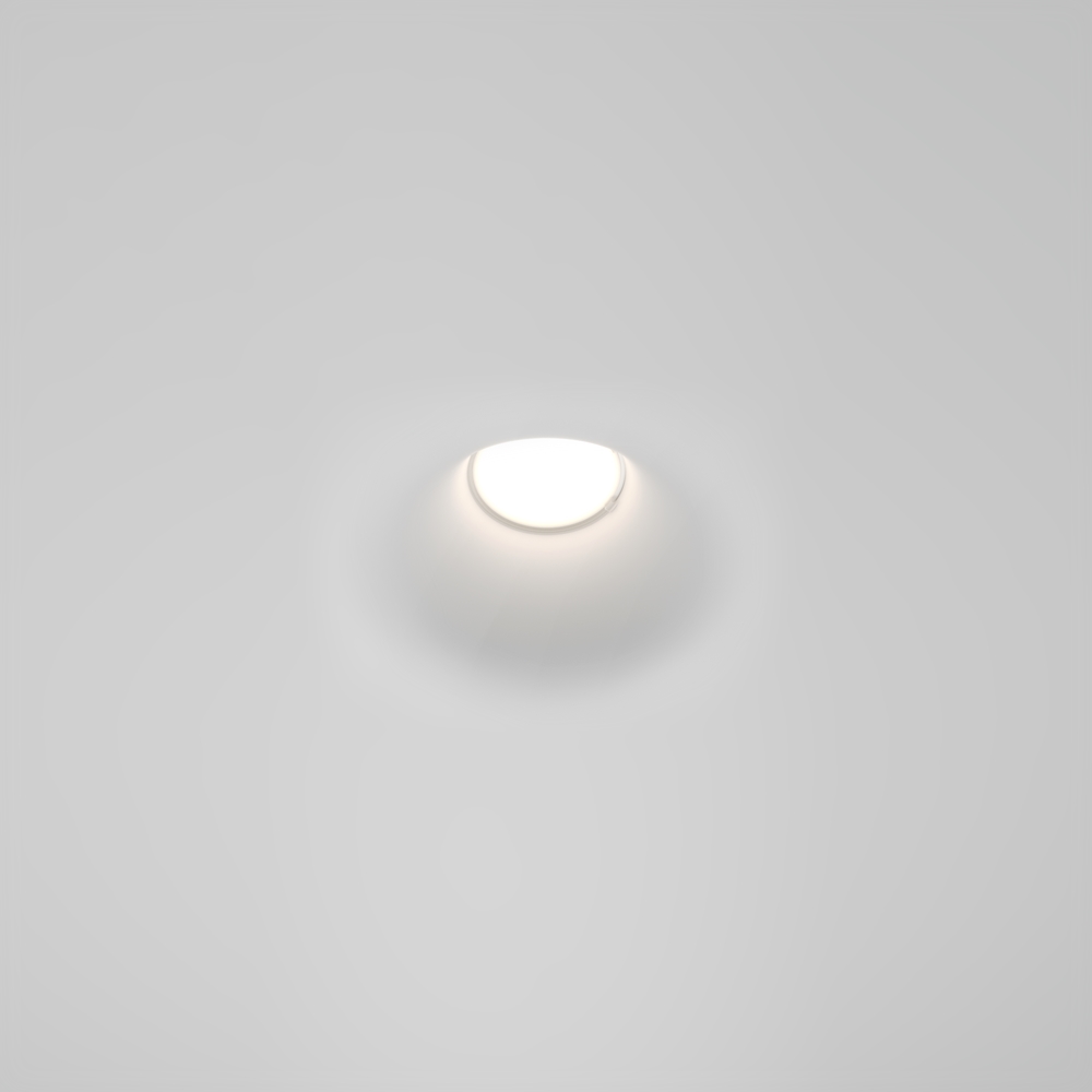 Встраиваемый светильник Maytoni Technical Downlight Gyps Modern DL002-1-01-W-1 DL002-1-01-W-1 - магазин электротехники Electroshop