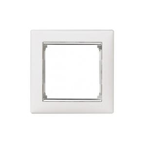 Рамка Legrand Valena 1 пост белый/серебряный штрих 770491 770491 - магазин электротехники Electroshop