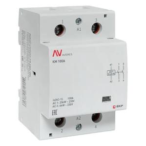 Контактор модульный EKF Averes КМ 100А 2NO 230В AC 3 модуля km-av-3-100-20-230V km-av-3-100-20-230V - магазин электротехники Electroshop