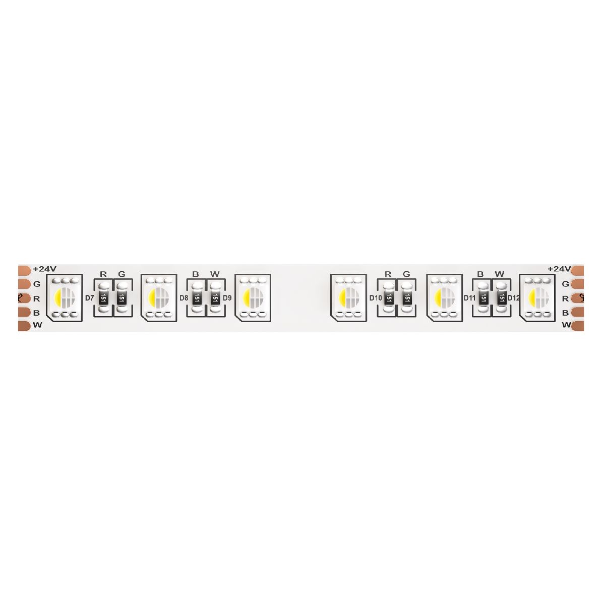 Светодиодная лента Maytoni Technical 24В 5050 19,2Вт/м RGBW 4000K IP20 10180 10180 - магазин электротехники Electroshop