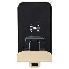 Беспроводное зарядное устройство Qi 1А с дополнительным разьемом USB A 5В 2,4А. Legrand Etika Слоновая кость  672337 672337 - магазин электротехники Electroshop