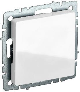 Заглушка с суппортом IEK BRITE МЗ10-БрБ белый BR-PL10-K01 BR-PL10-K01 - магазин электротехники Electroshop