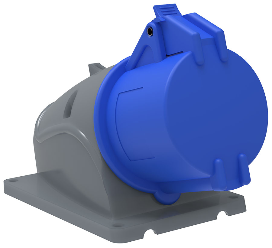 Розетка стационарная ССИ-123 32А-6ч/200-250В 2Р+РЕ IP44 MAGNUM ИЭК PSN11-032-3 PSN11-032-3 - магазин электротехники Electroshop