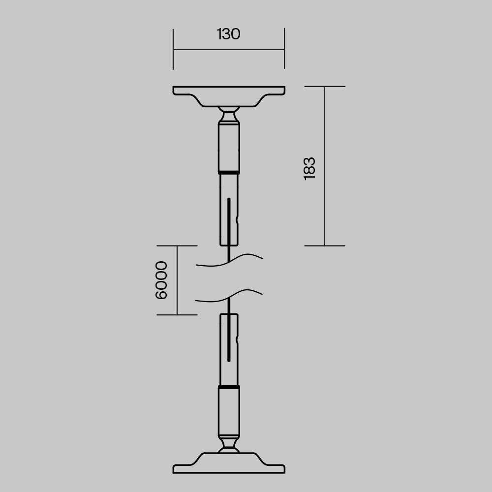 Тросовая система освещения Maytoni Led strip LM-B-6M LM-B-6M - магазин электротехники Electroshop