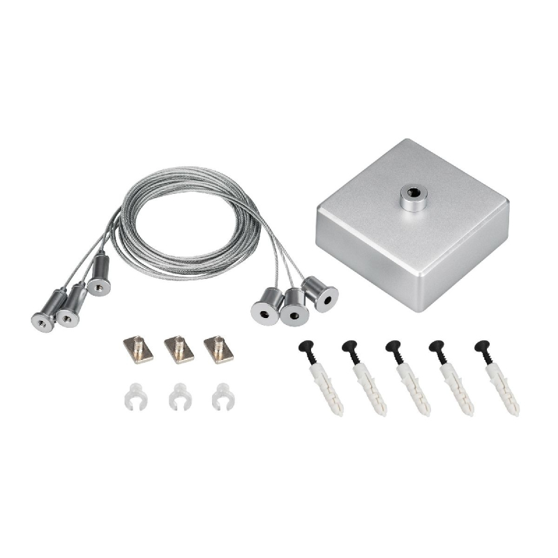 Подвес Arlight ARL-3x2m Set Silver box, Pad 9x2mm 040293 040293 - магазин электротехники Electroshop