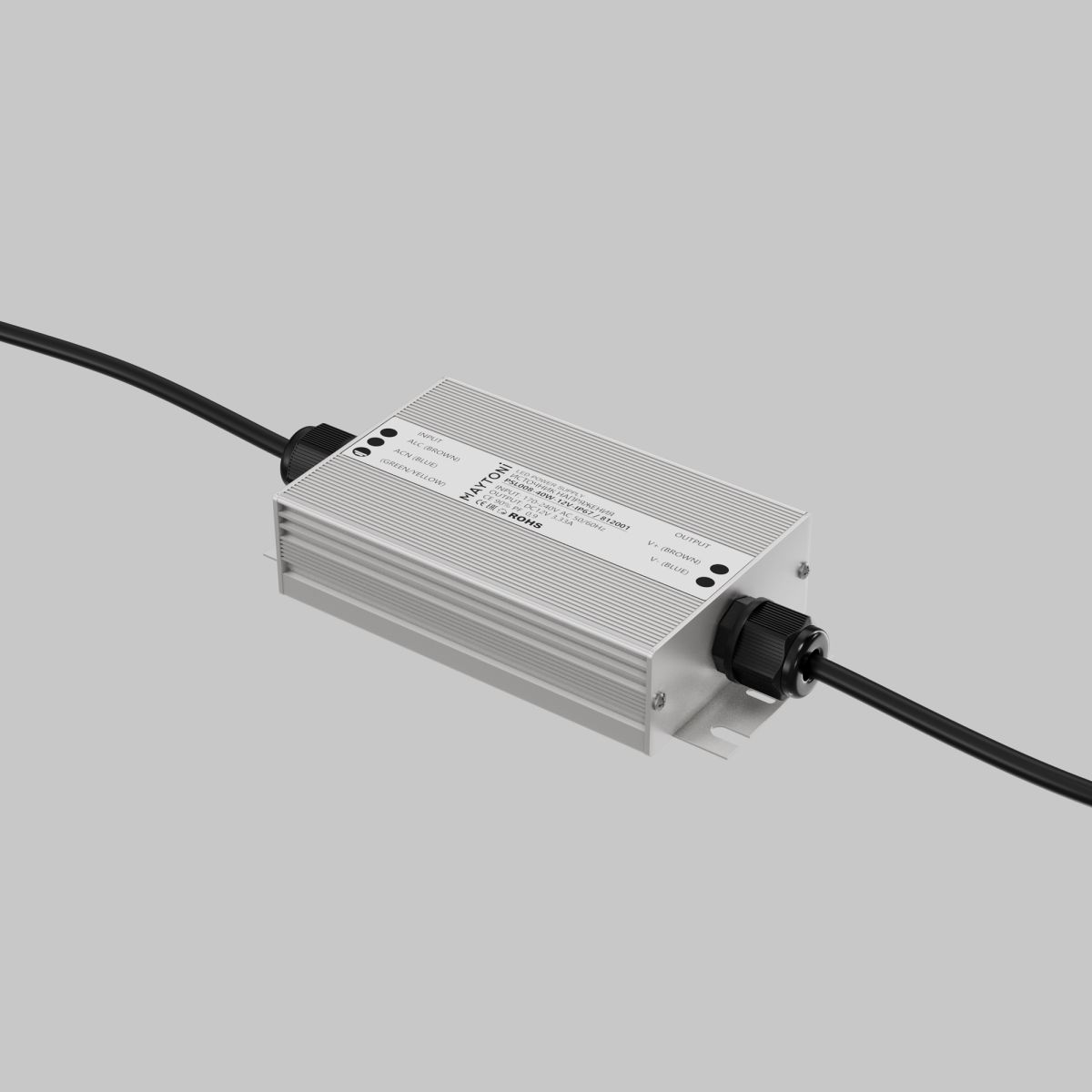 Блок питания Maytoni Led Strip PSL008 12В 40Вт IP67 812001 812001 - магазин электротехники Electroshop