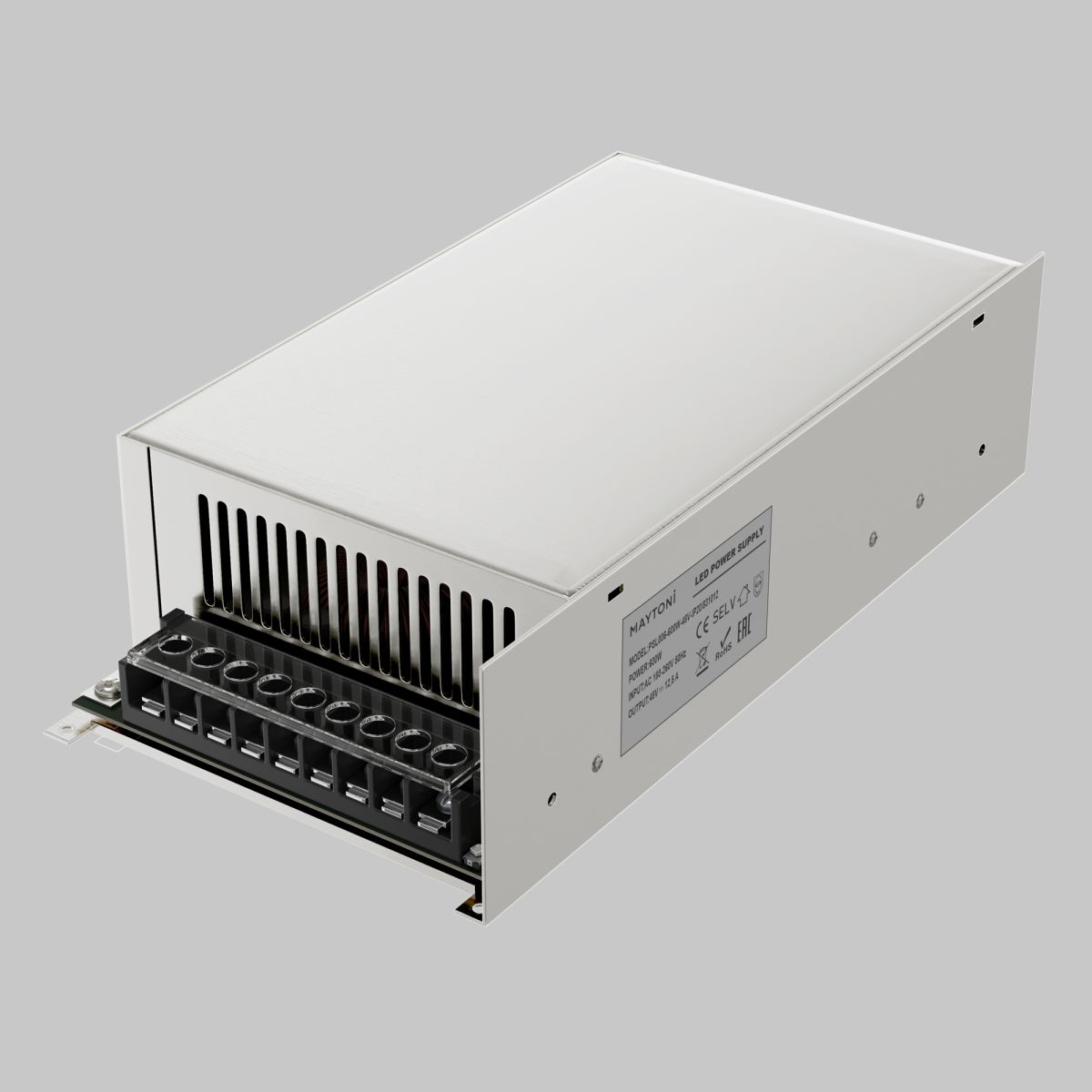 Блок питания Maytoni Led Strip PSL006 48В 600Вт IP20 831012 831012 - магазин электротехники Electroshop