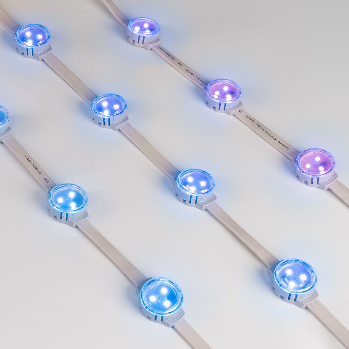 Модуль управляемый Arlight SOLEX-SPI-3535-3-12V RGB 120deg (D30x16mm, 0.75W, IP67) 029240 029240 - магазин электротехники Electroshop