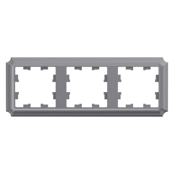 Рамка 3-пост Systeme Electric AtlasDesign Antique сталь ATN100903 ATN100903 - магазин электротехники Electroshop