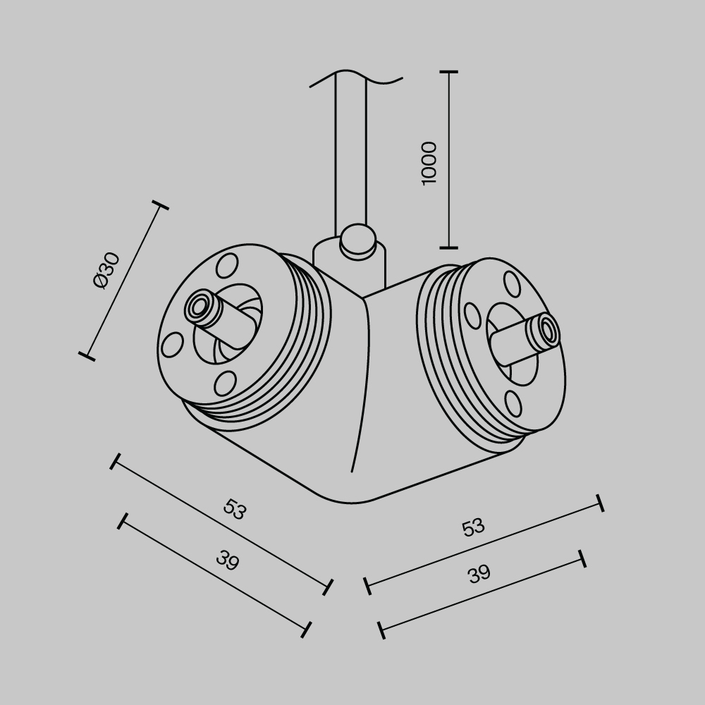 Угловой коннектор с вводом питания Maytoni Shelf CA014LC-P-B CA014LC-P-B - магазин электротехники Electroshop