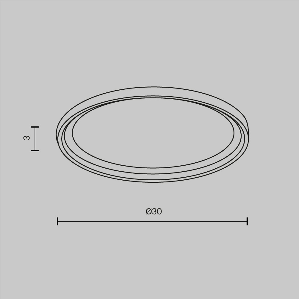 Кольцо для встраиваемого светильника Maytoni Downlight DLA110-B DLA110-B - магазин электротехники Electroshop