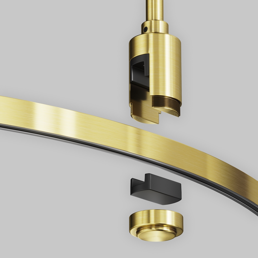 Шинопровод магнитный круглый Maytoni Flarity TRX154-R-D650-BS TRX154-R-D650-BS - магазин электротехники Electroshop