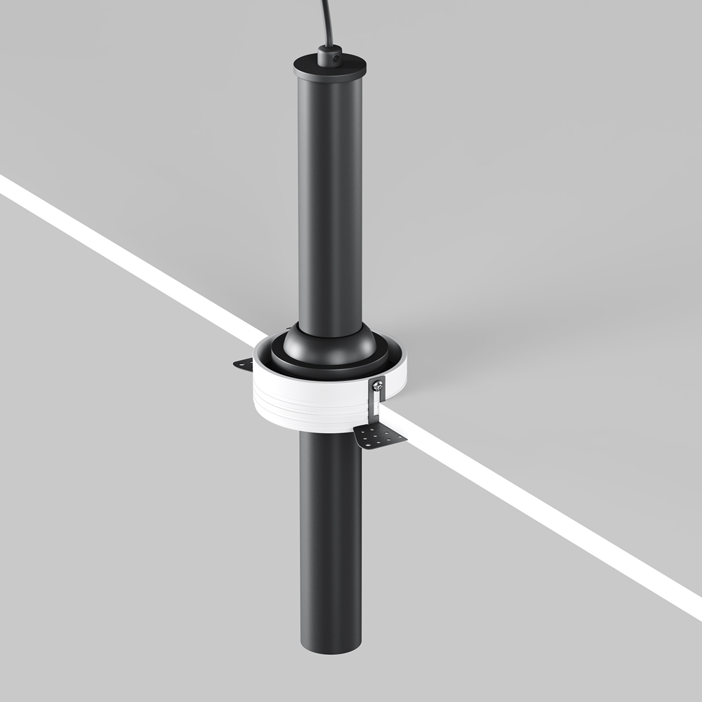 Встраиваемый светодиодный светильник Maytoni Technical Ceiling Focus T C140TRS-L300-7W3K-B C140TRS-L300-7W3K-B - магазин электротехники Electroshop