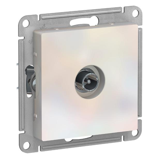 TV розетка простая AtlasDesign жемчуг Systeme Electric ATN000493 ATN000493 - магазин электротехники Electroshop