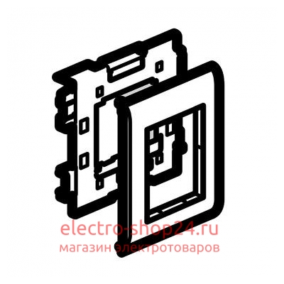 Суппорт на 2 модуля Mosaic для кабель-каналов Metra 85х50, 100х50 и 130х50 Legrand METRA 638071 - магазин электротехники Electroshop