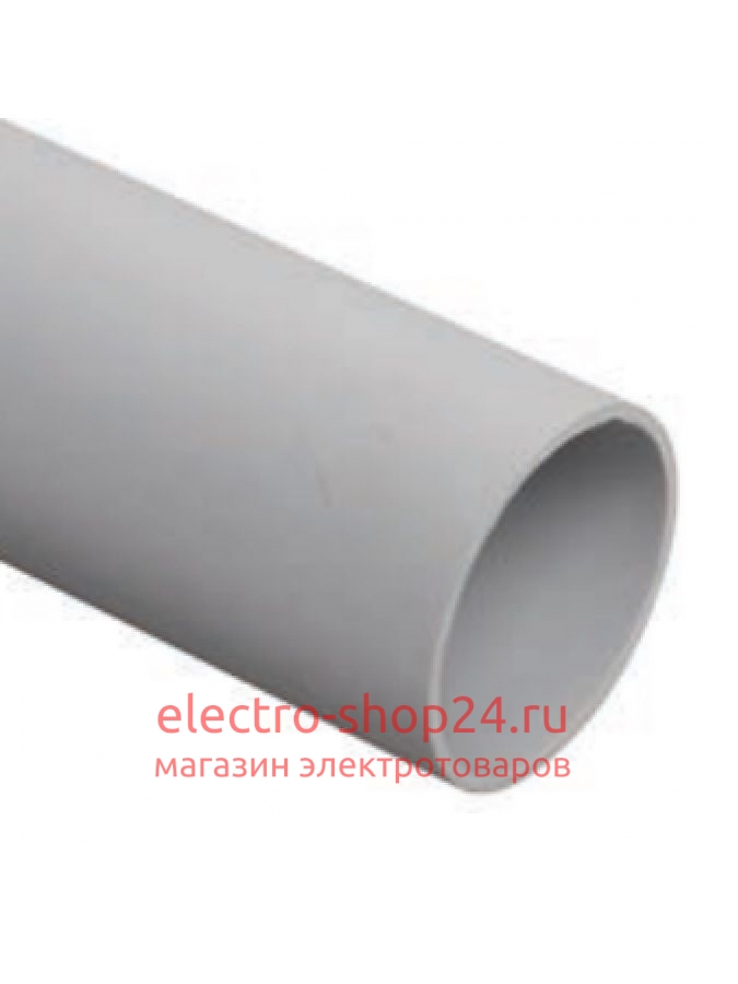Труба ПВХ жёсткая гладкая д.25мм цвет серый (длина 3м) Труба ПВХ жёсткая гладкая д.25мм - магазин электротехники Electroshop