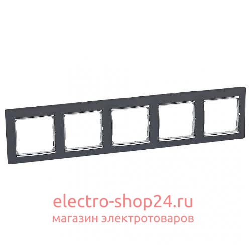 Рамка Legrand Valena 5 постов ноктюрн/серебряный штрих (770395) - магазин электротехники Electroshop