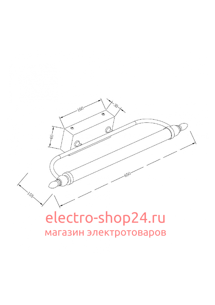 Подсветка для зеркал Maytoni Oculus MIR014WL-L12C3K MIR014WL-L12C3K - магазин электротехники Electroshop