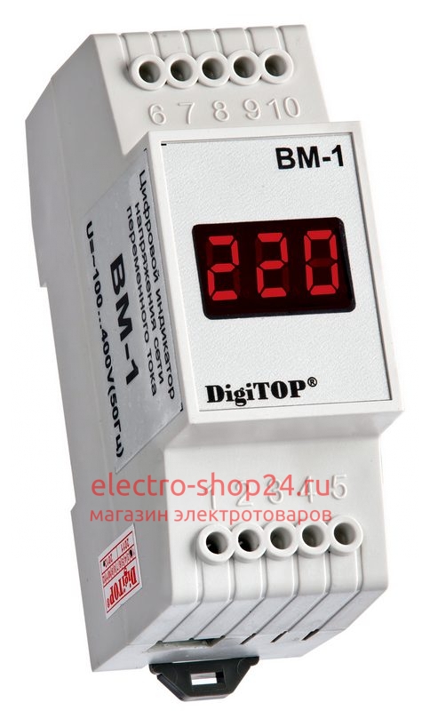 Вольтметр Вм-1 DigiTOP - магазин электротехники Electroshop