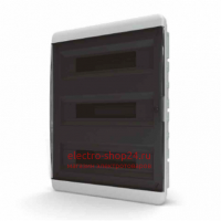 Щит встраиваемый TEKFOR 54 модуля IP41, прозрачная черная дверца BVK 40-54-1 BVK 40-54-1 - магазин электротехники Electroshop