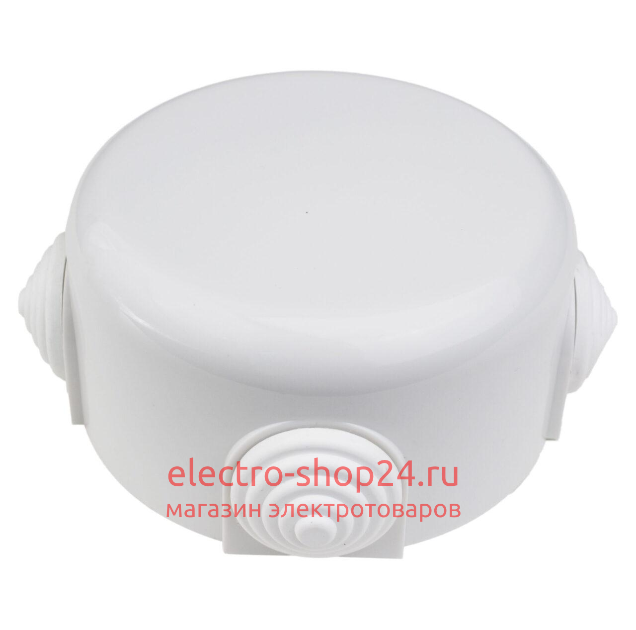 Коробка распределительная D90*45мм (4 кабельных ввода в комплекте) Bironi Ришелье пластик белый R1-523-21-K R1-523-21-K - магазин электротехники Electroshop