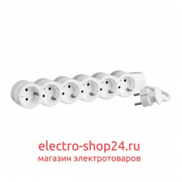 Удлинитель Legrand "Стандарт" белый 16А 6 розеток 5м 695018 695018 - магазин электротехники Electroshop