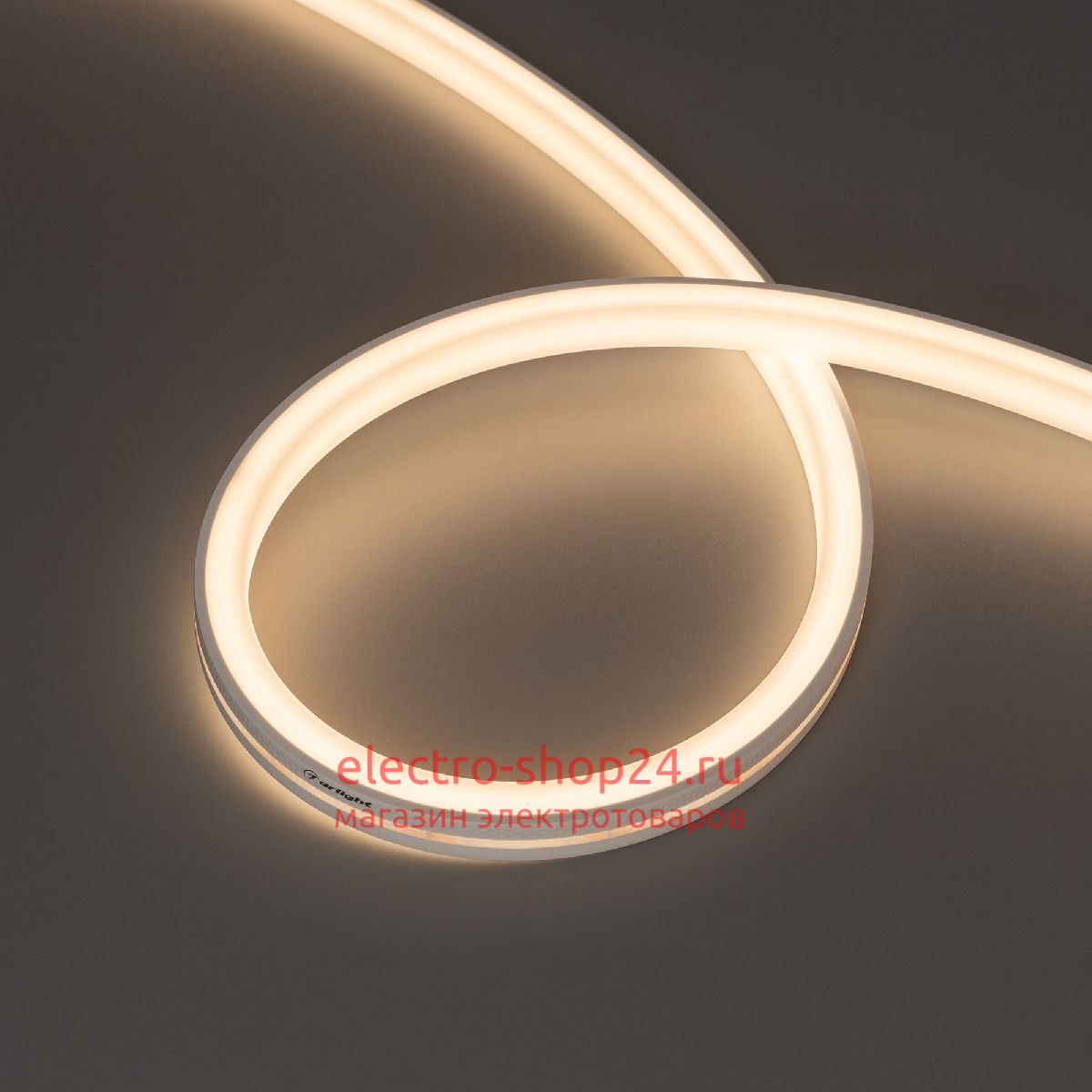 Светодиодная герметичная лента Arlight MOONLIGHT-TOP-U-A156-13x12mm 24V Warm3000 (11 W/m, IP67, 5m, wire x2) 042779 042779 - магазин электротехники Electroshop