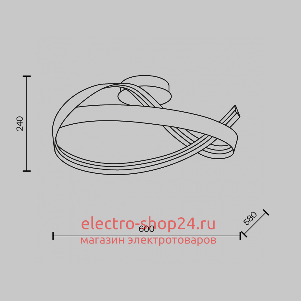 Потолочная люстра Maytoni Plons MOD283CL-L34BS3K MOD283CL-L34BS3K - магазин электротехники Electroshop