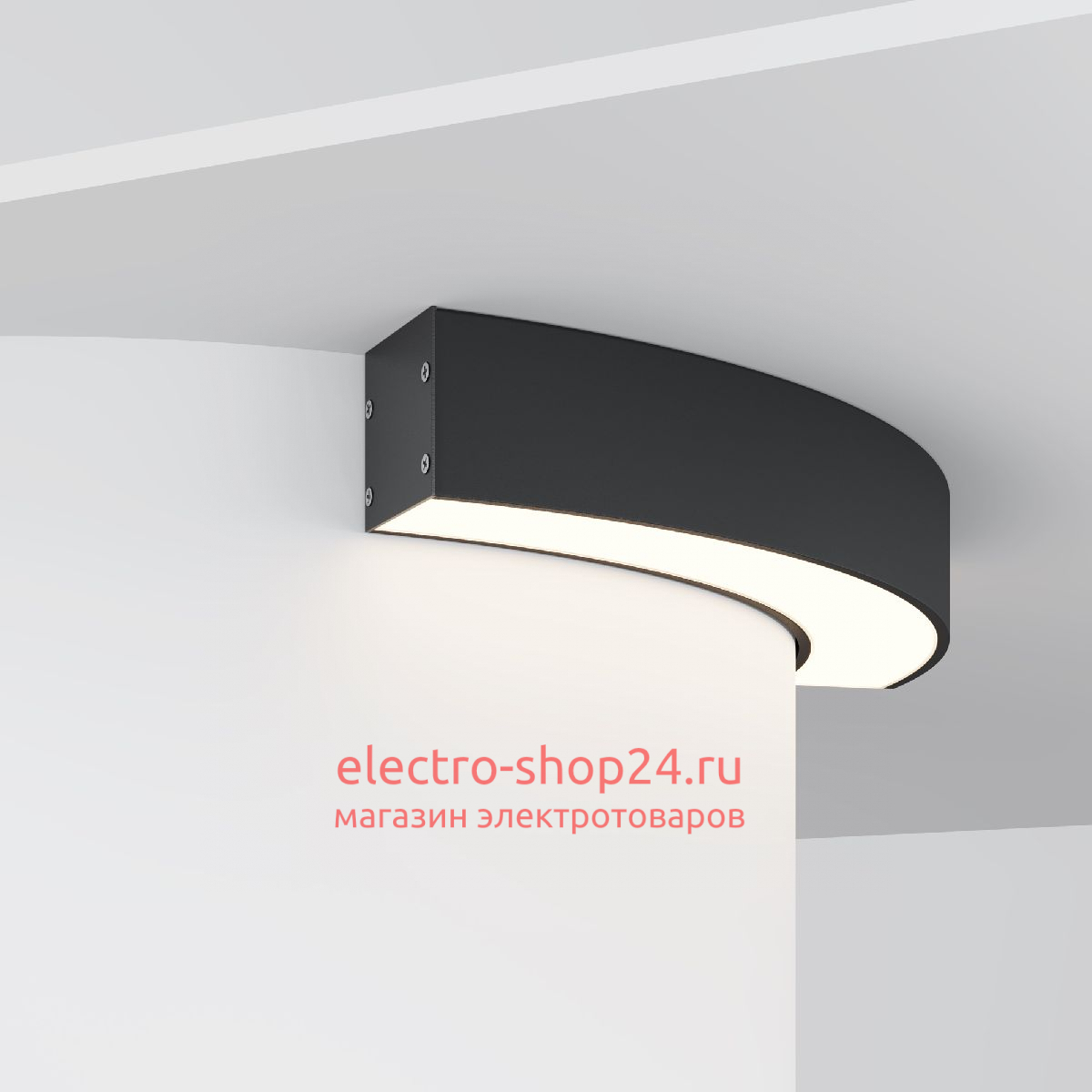 Радиусный профиль Maytoni Led strip ALM-3535R-B-D-90°-0.3M ALM-3535R-B-D-90°-0.3M - магазин электротехники Electroshop