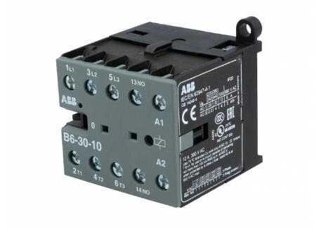 Миниконтактор ABB B7-40-00 12A (400В AC3) 20A (400В AC1) катушка 24В АС GJL1311201R0001 - магазин электротехники Electroshop
