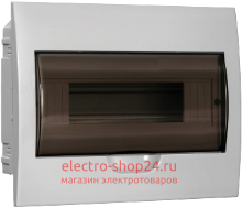 Бокс ЩРВ-П-12 на 12 модулей встраиваемый пластиковый с прозрачной дверкой IP40 ИЭК MKP12-V-12-40-10 MKP12-V-12-40-10 - магазин электротехники Electroshop
