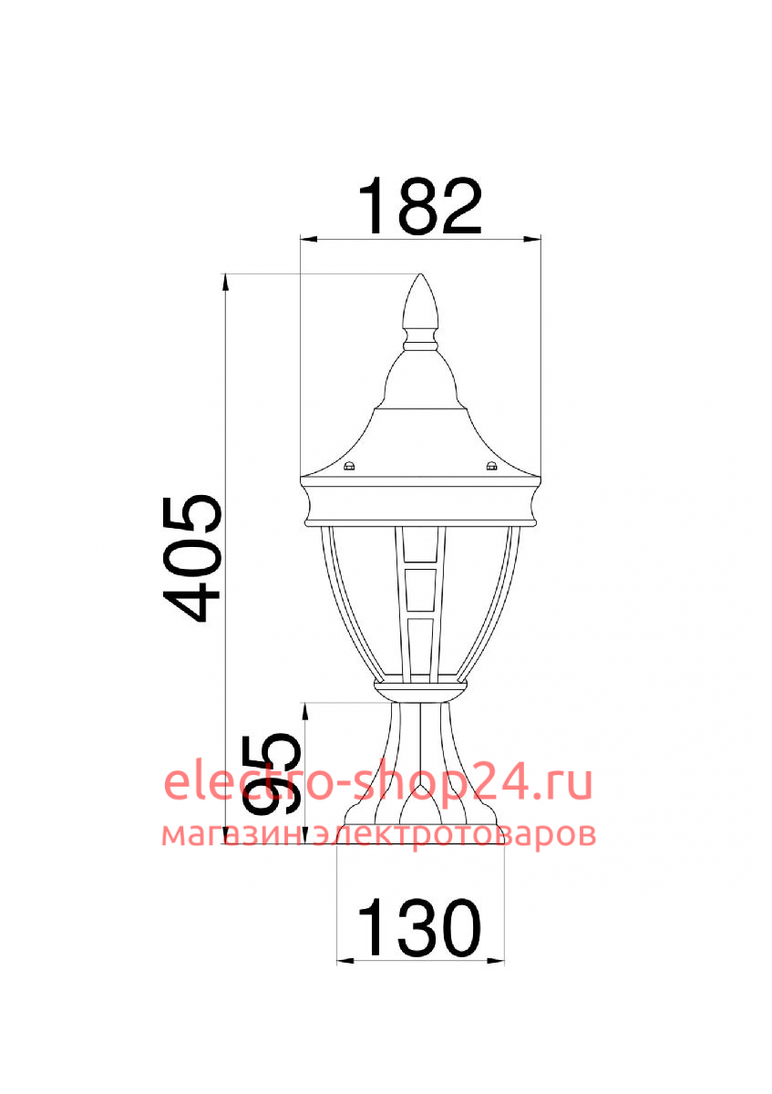 Ландшафтный светильник Maytoni Rivoli O027FL-01B O027FL-01B - магазин электротехники Electroshop