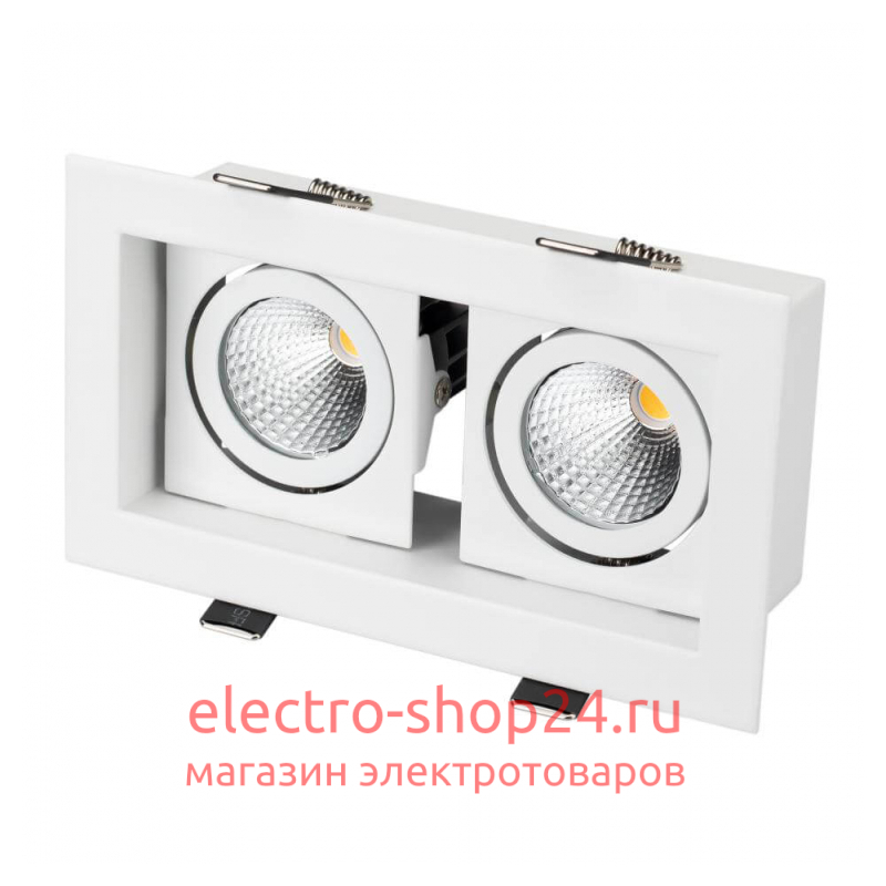 Встраиваемый светильник Arlight CL-KARDAN-S180x102-2x9W Warm 024127 024127 - магазин электротехники Electroshop