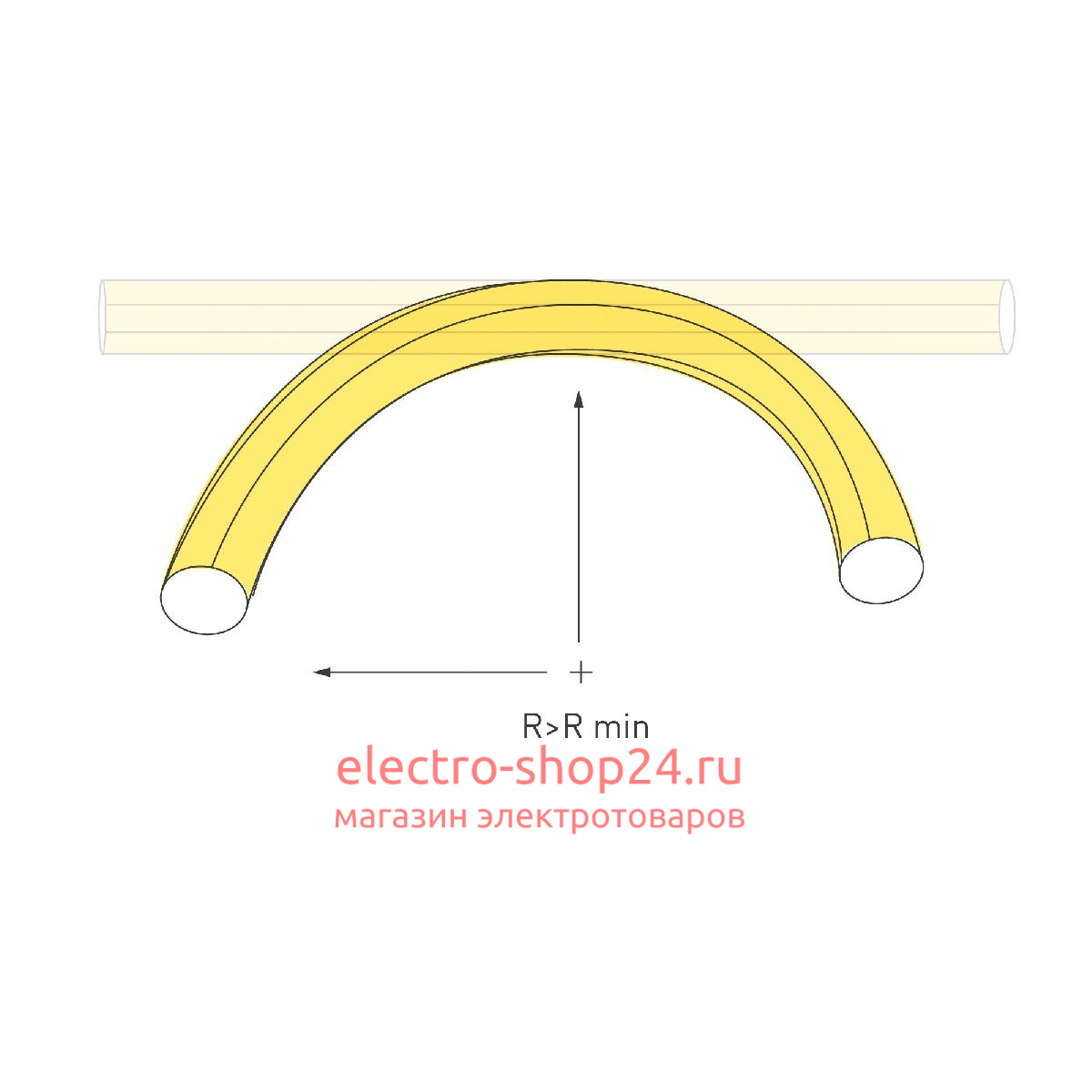 Светодиодная лента герметичная Arlight SPI MOONLIGHT-BLACK-SIDE-G180-D25mm 12V RGB-PX2 (21.6 W/m, IP65, 5m, wire x1) 044974 044974 - магазин электротехники Electroshop