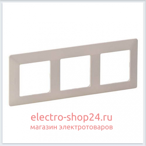 Legrand Valena Life Рамка 3-ая Слоновая кость 754043 - магазин электротехники Electroshop