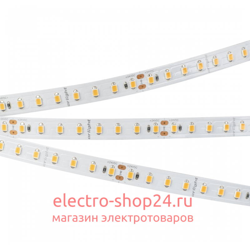 Светодиодная лента герметичная Arlight Shop-SC-A112-10mm 24V Warm3000-Fruit (18.4 W/m, IP54, 2835, 5m) 028746(2) 028746(2) - магазин электротехники Electroshop