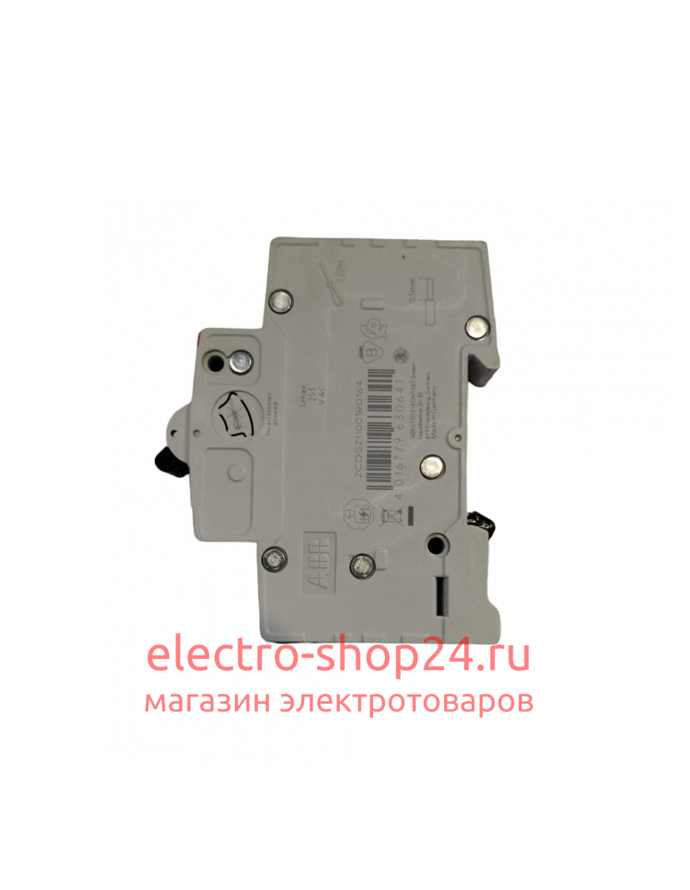SH201L C6 Автоматический выключатель 1-полюсный 6А 4,5кА (хар-ка C) ABB 2CDS241001R0064 2CDS241001R0064 - магазин электротехники Electroshop